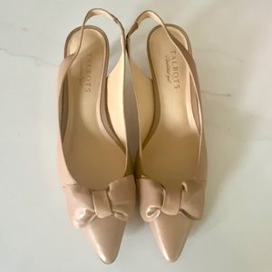 Womens Talbots Tan Leather Sling 👠, Size 8
